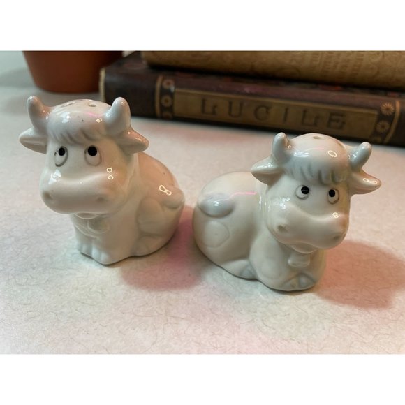 Vintage Ceramic Cow Salt & Pepper Shaker Collection FIVE SETS LOT - Picture 7 of 16